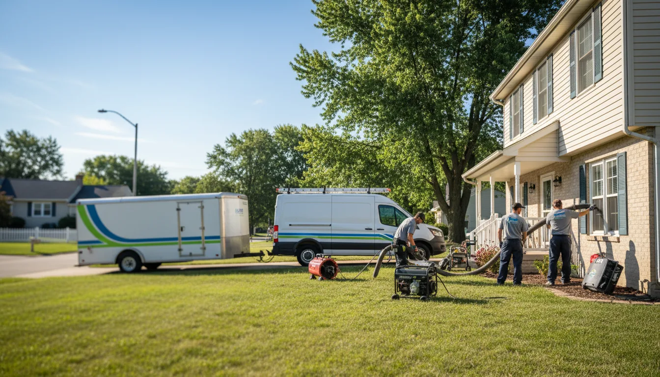 Flooded Basement Restoration And Cleanup With Repair in Assaria, KS near me